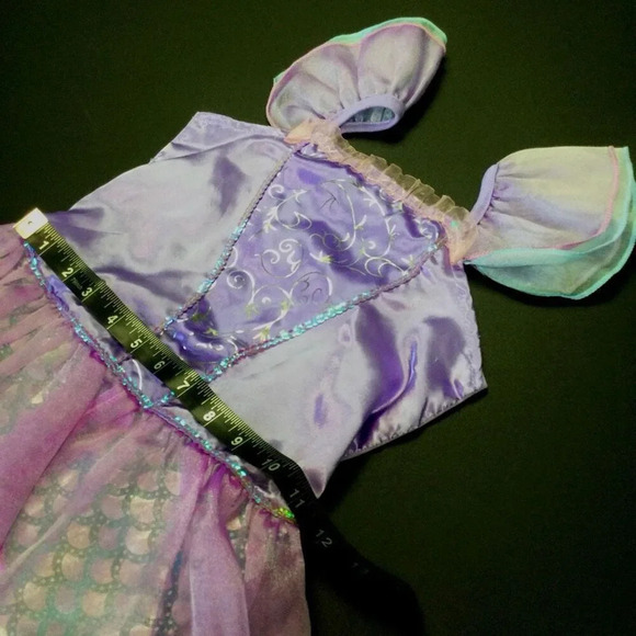 Ghnatygren Girls Multicolor Mermaid Tail Costume Dress Size 130 - Picture 5 of 11